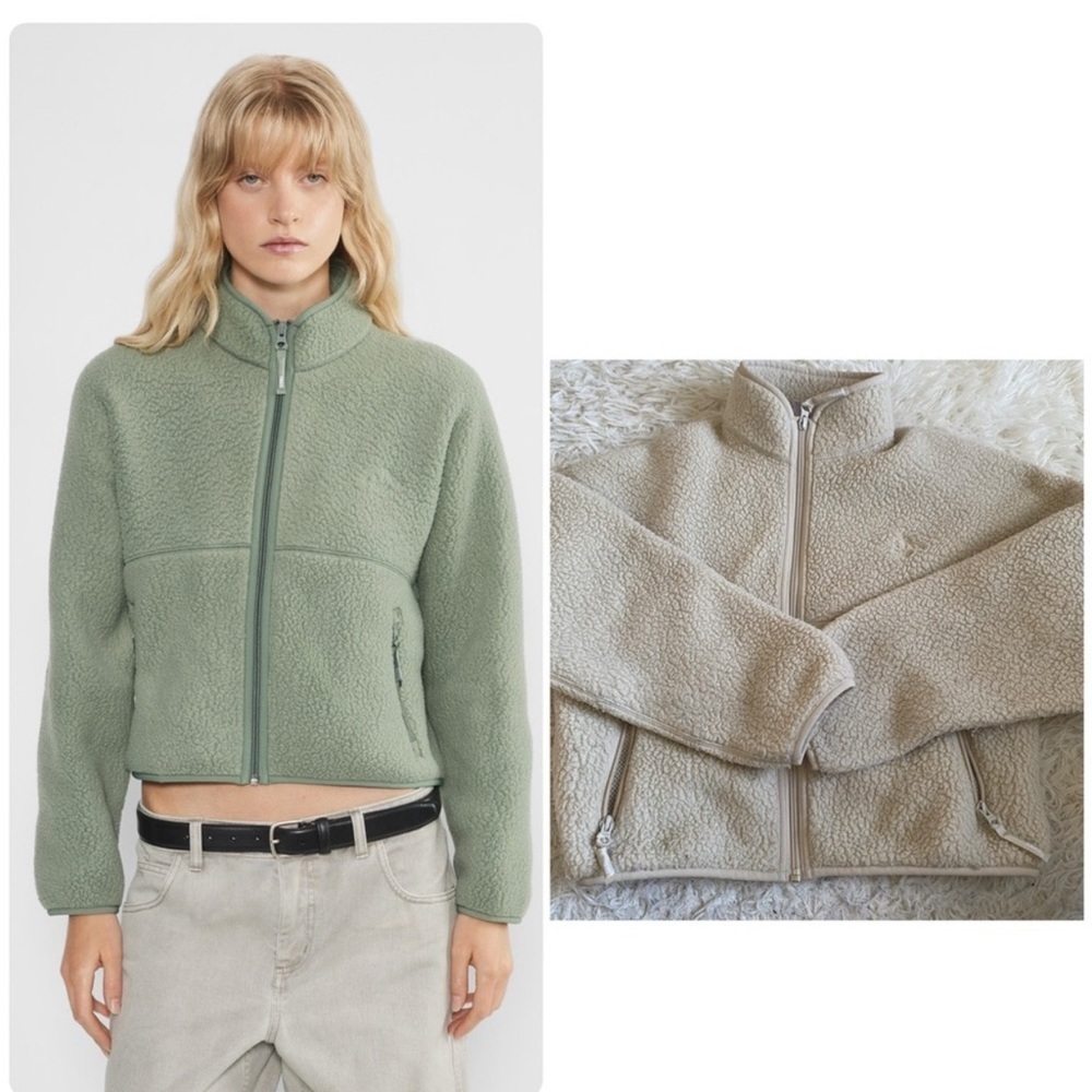 Aritzia TNA Polartec® Thermal Pro™ Mockneck Hi-hip Zip-up